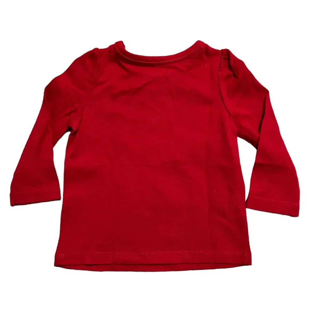 NEW Gymboree 6-12m Christmas Reindeer Owl Shirt